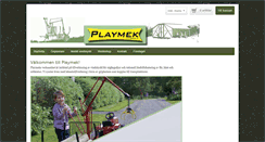 Desktop Screenshot of playmek.se